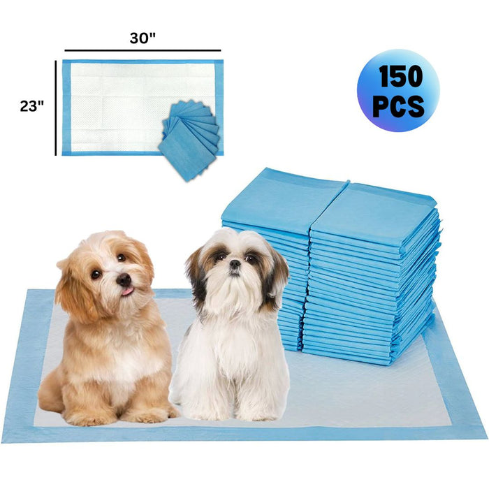 Disposable Blue Underpads 150 pcs heavy absorbent for dogs and pets