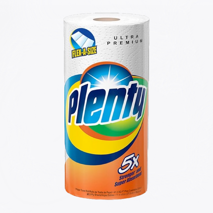 15 Roll Plenty Ultra Premium Paper Towel 2 Ply 90 Sheets