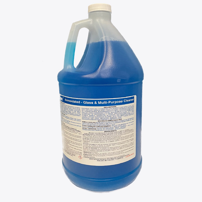 blue liquid glass cleaner perfect for glass and floor, all purpose multi surface cleaner 