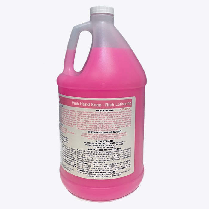 1 gallon hand and body cleaner, pink soap