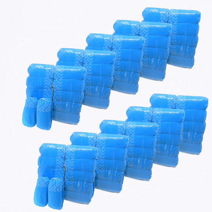 case of 1000 pieces blue shoe covers for medical use