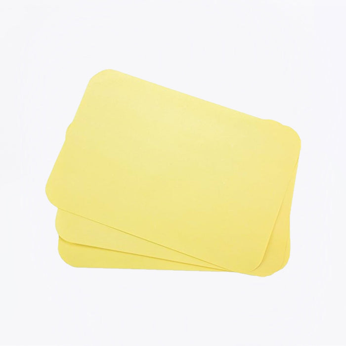 Yellow tray cover size 8.5" x 12.25" for dental medical 